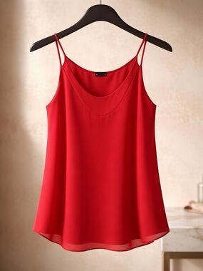 Krisa Red Sleeveless Camisole